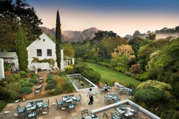 Conservatory Terrace at The Cellars-Hohenort, Cape Town, South Africa
