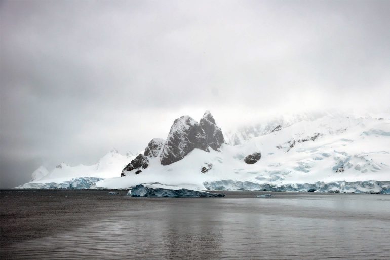 Landscape of Petermann Island, Antarctica