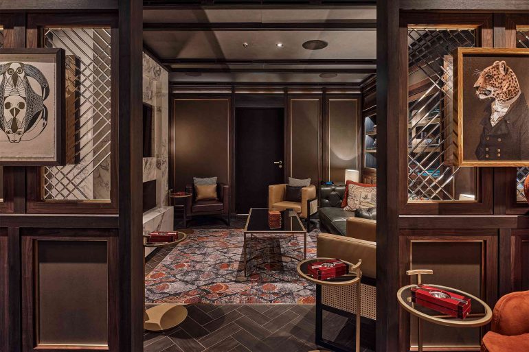 The Connoisseur's Corner aboard Silver Endeavour by Silversea, Antarctica