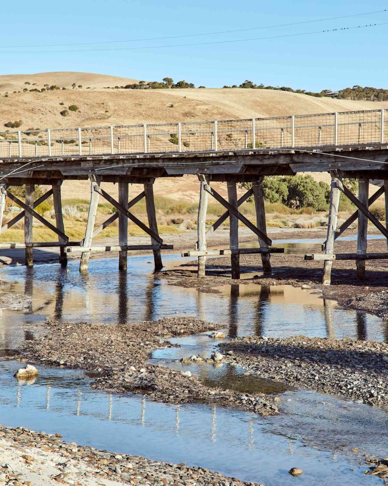 A rustic bridge near Myponga Beach, Australia