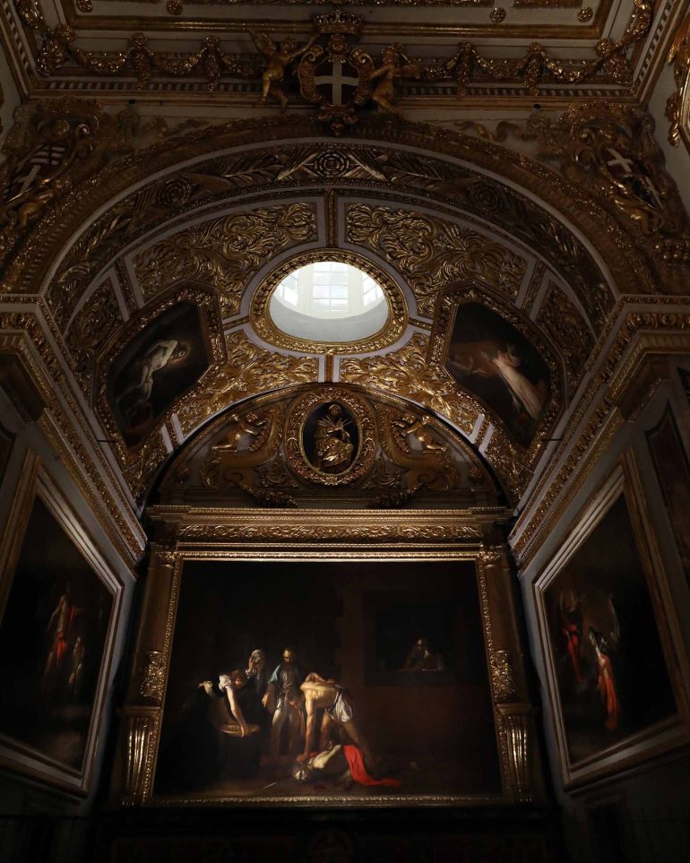 A Catholic Church in Valletta, Malta