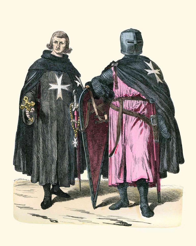 Illustration of Maltese Knights