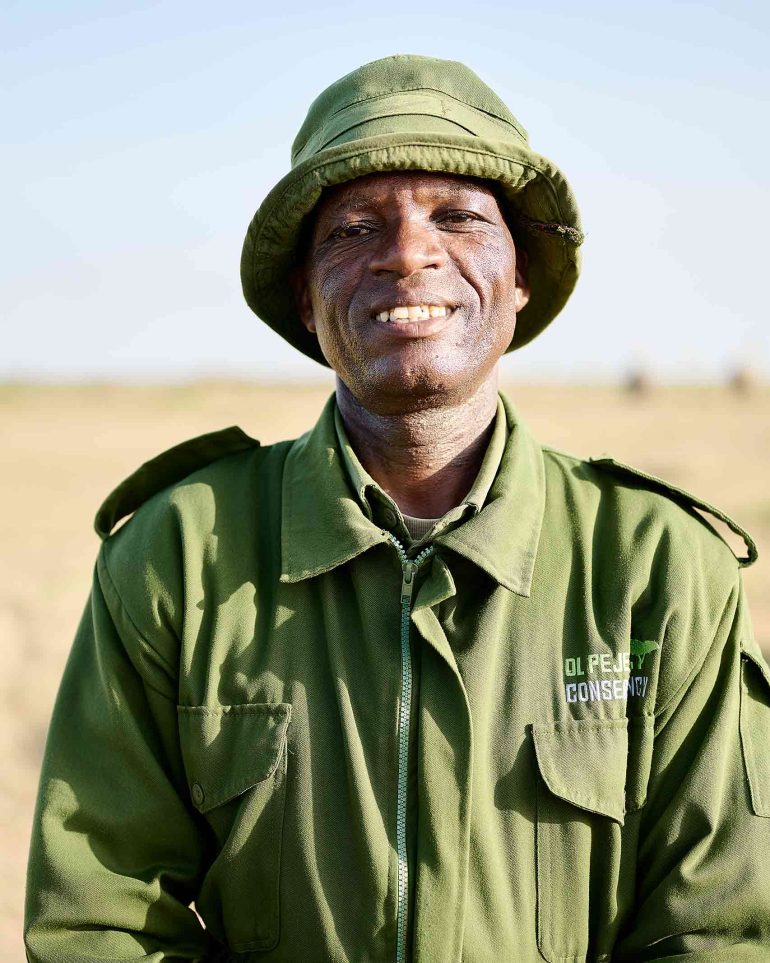 A ranger working with 'the K9' unit in the Ol Pejeta Conservancy, Kenya