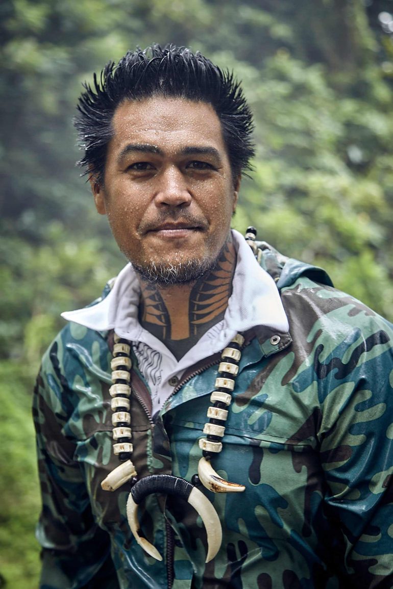 A local man in The Islands of Tahiti, French Polynesia