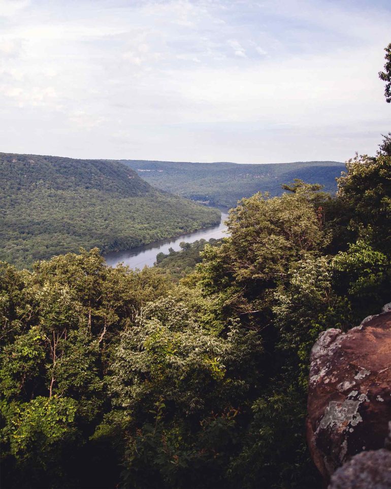 Aerial view of the Mississippi River, Trail of tears, Mississippi, USA