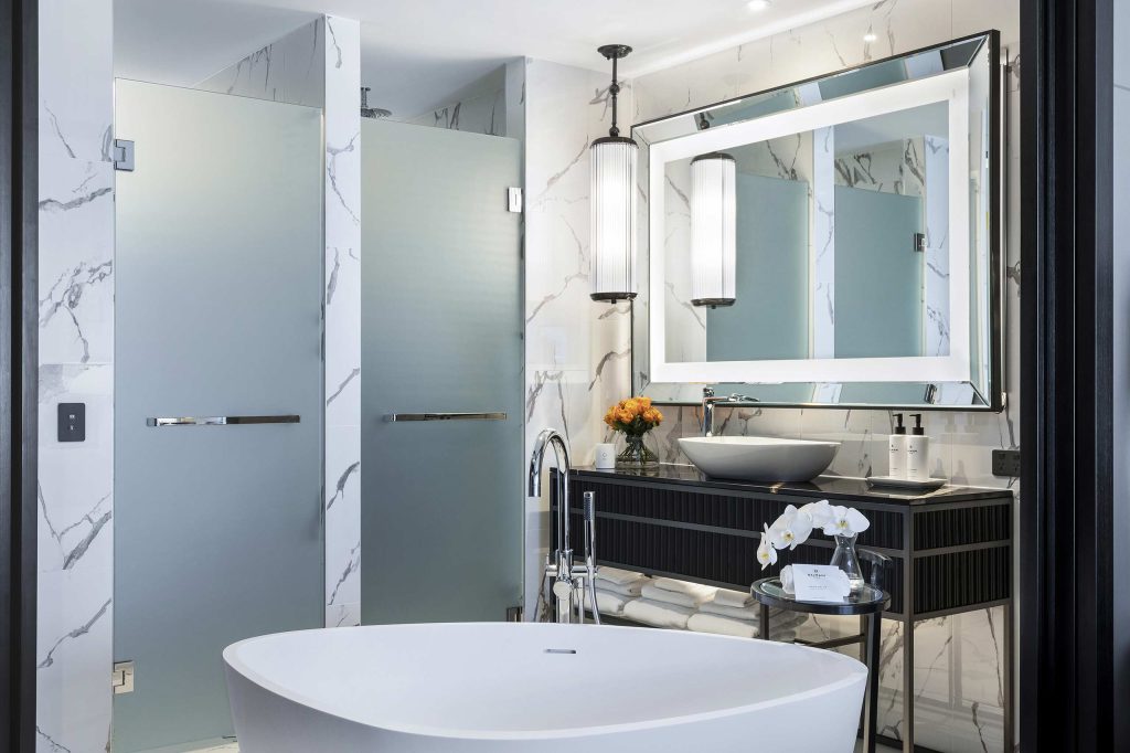 Opulent bathroom at Sofitel Adelaide, South Australia