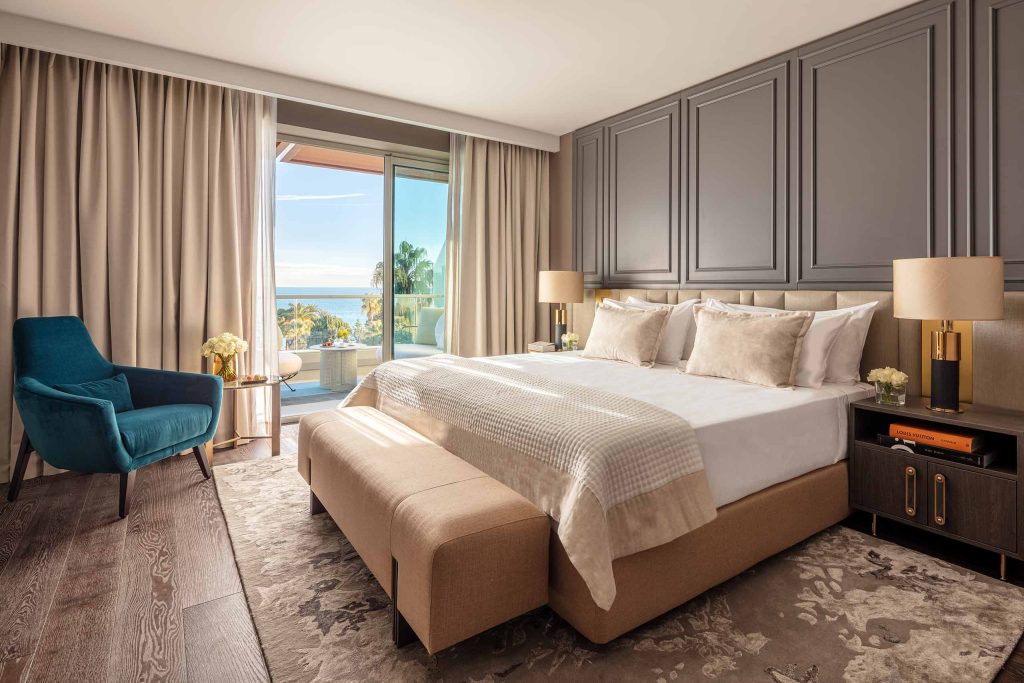 A room with a view of the sea at the Anantara Plaza Nice Hotel, Nice, France