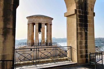View from the Upper Barrakka Gardens, Valletta, Malta