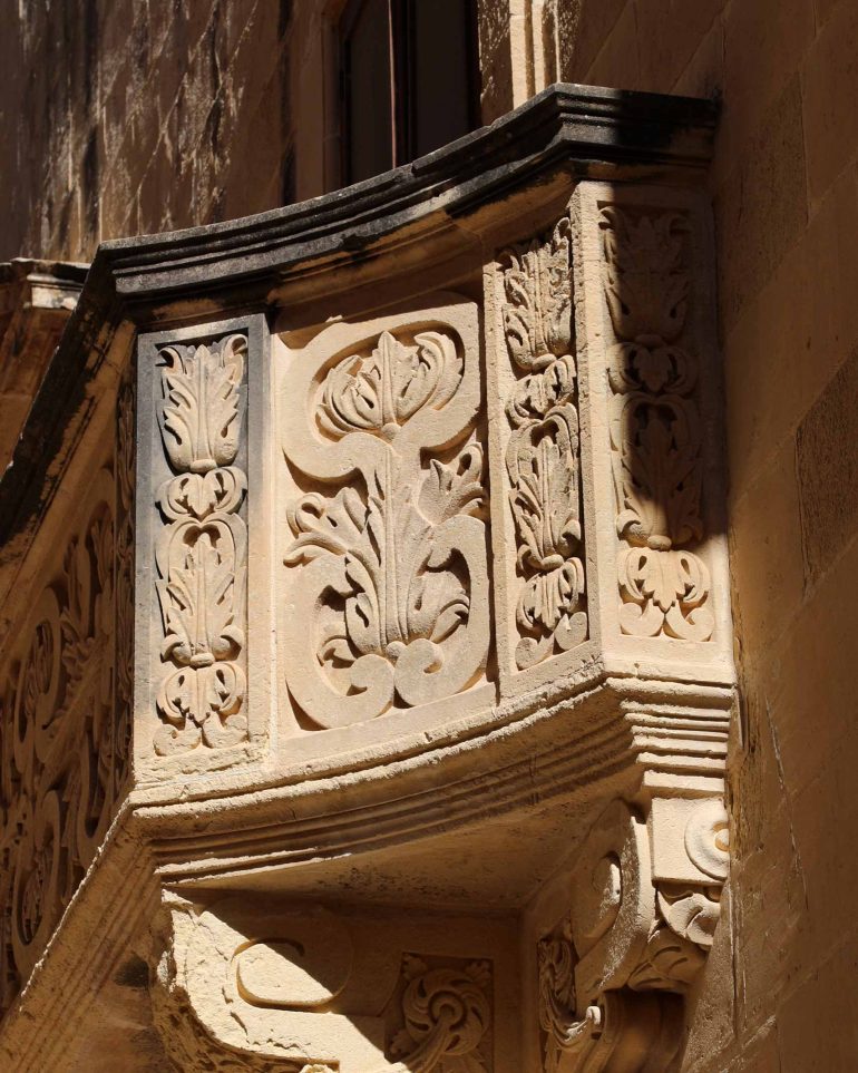 Architectural details within Malta