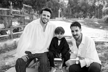 Clayton Mercieca and family in Valletta, Malta