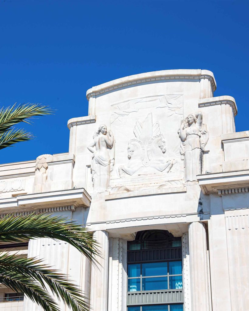 Exterior view of the Hyatt Regency Nice Palais de la Méditerranée, Nice, France