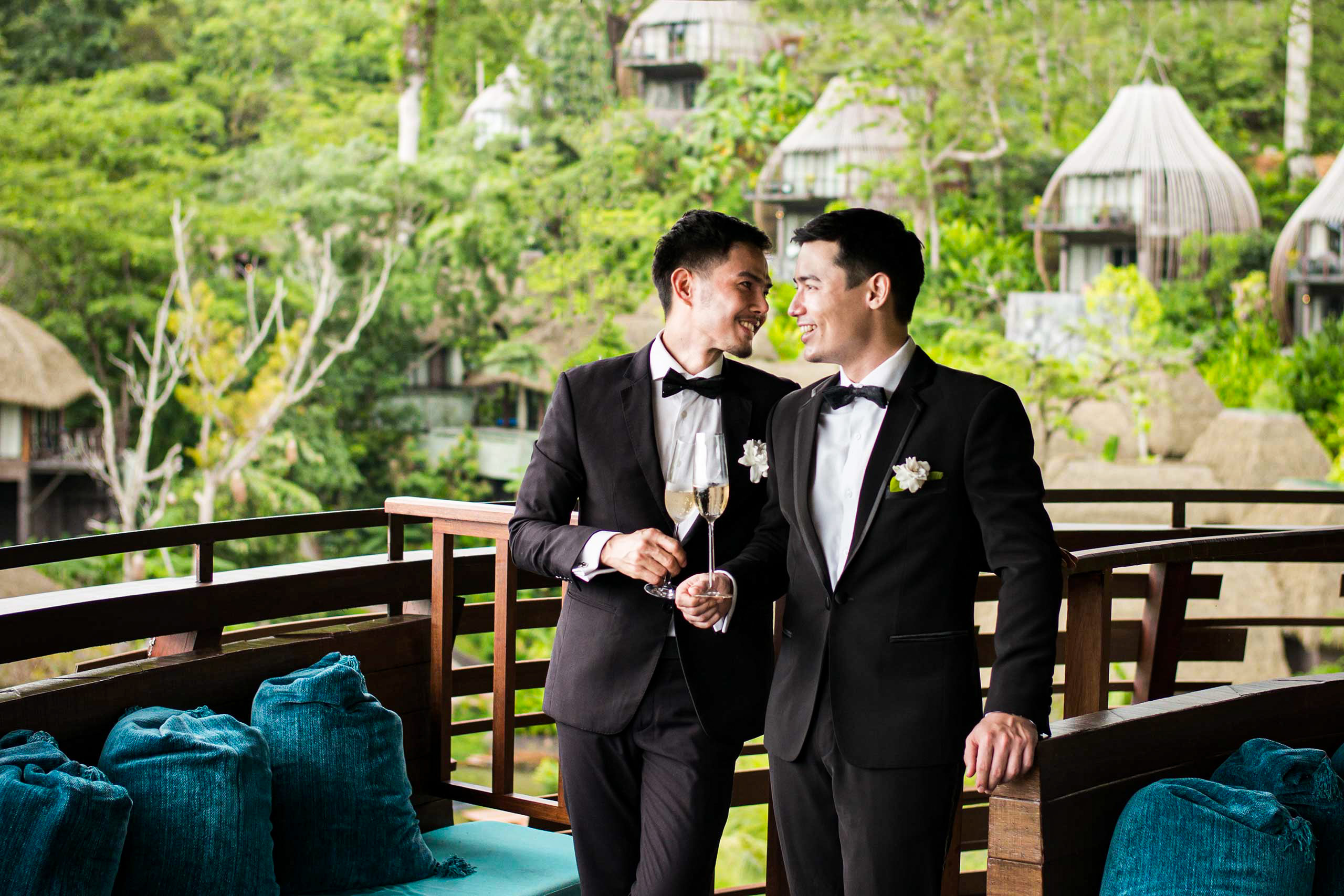Gay wedding at Keemala, a Small Luxury Hotel of the World property in Phuket, Thailand