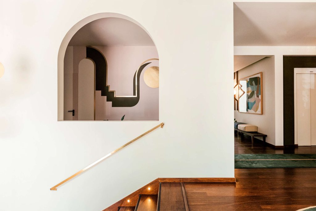 The entrance area at The Vintage Hotel and Spa, Lisbon, Portugal