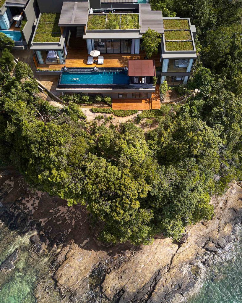 External birds-eye view of V Villas Phuket – MGallery Collection, Phuket, Thailand