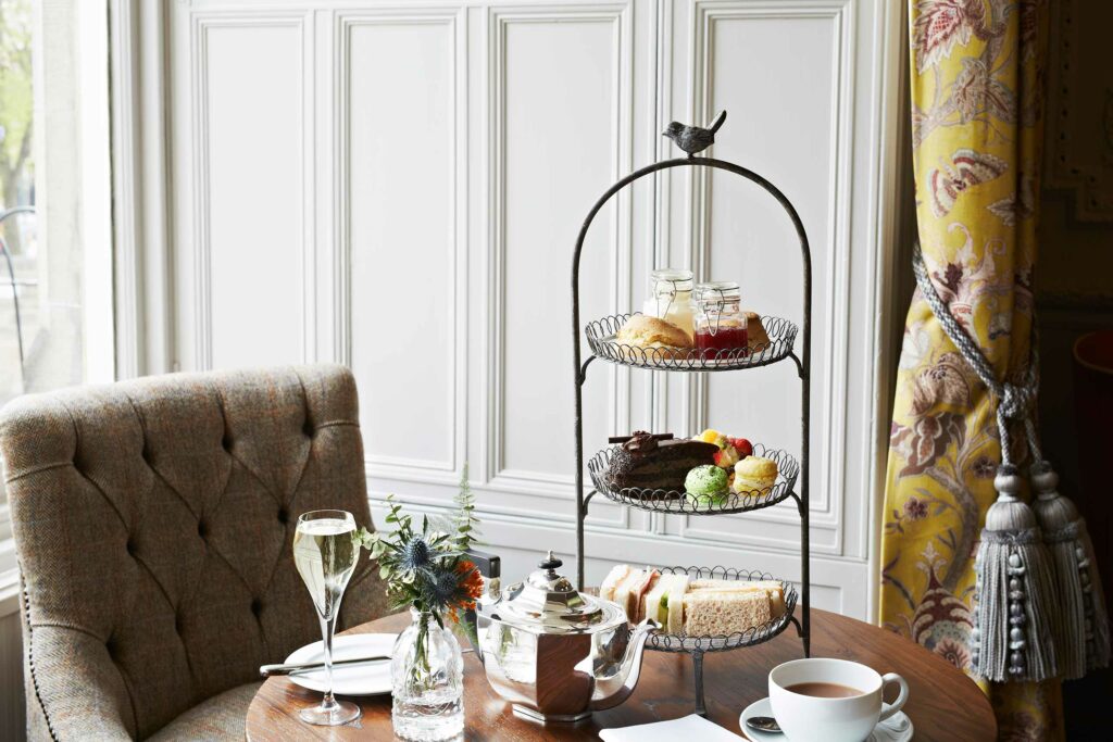 Afternoon tea at The Roseate, Edinburgh.