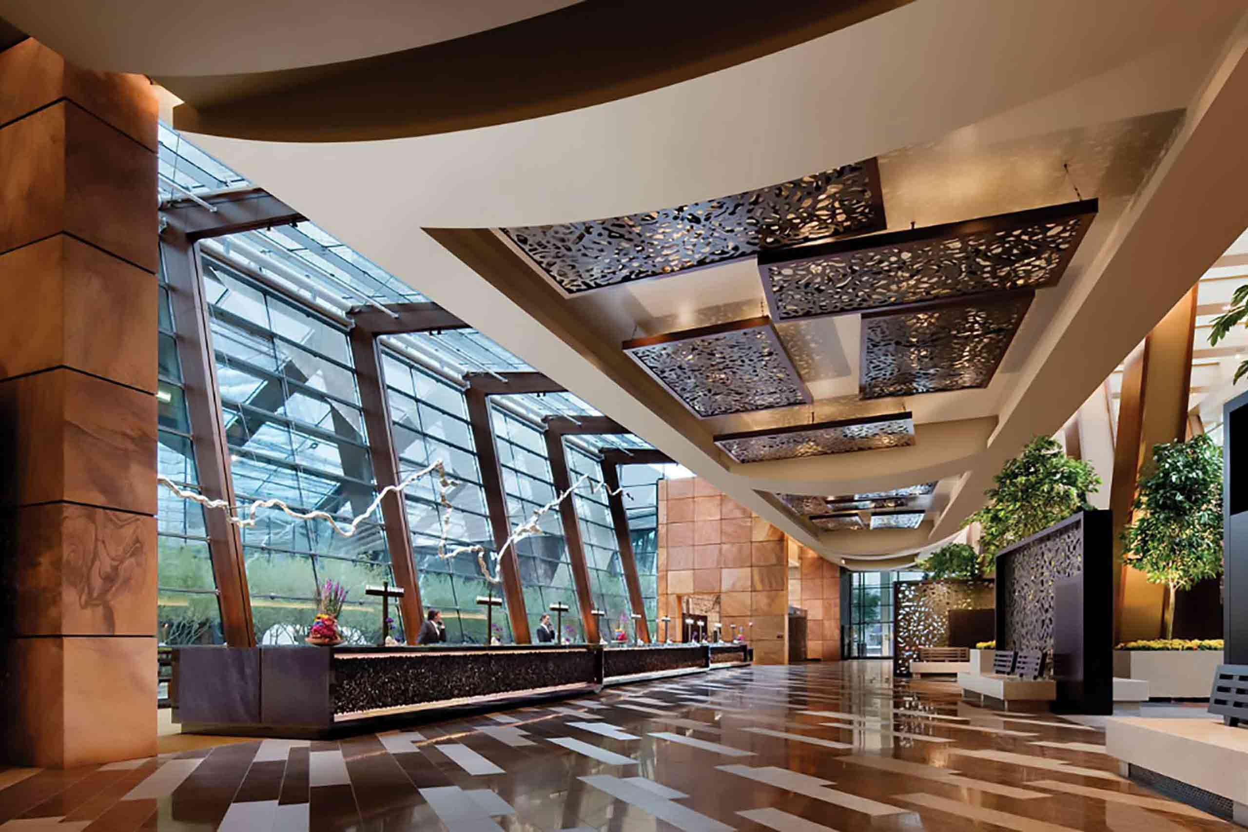 Lobby at the ARIA Resort & Casino, Las Vegas, Nevada
