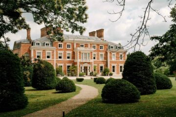 Exterior of Heckfield Place, Hampshire, England, United Kingdom