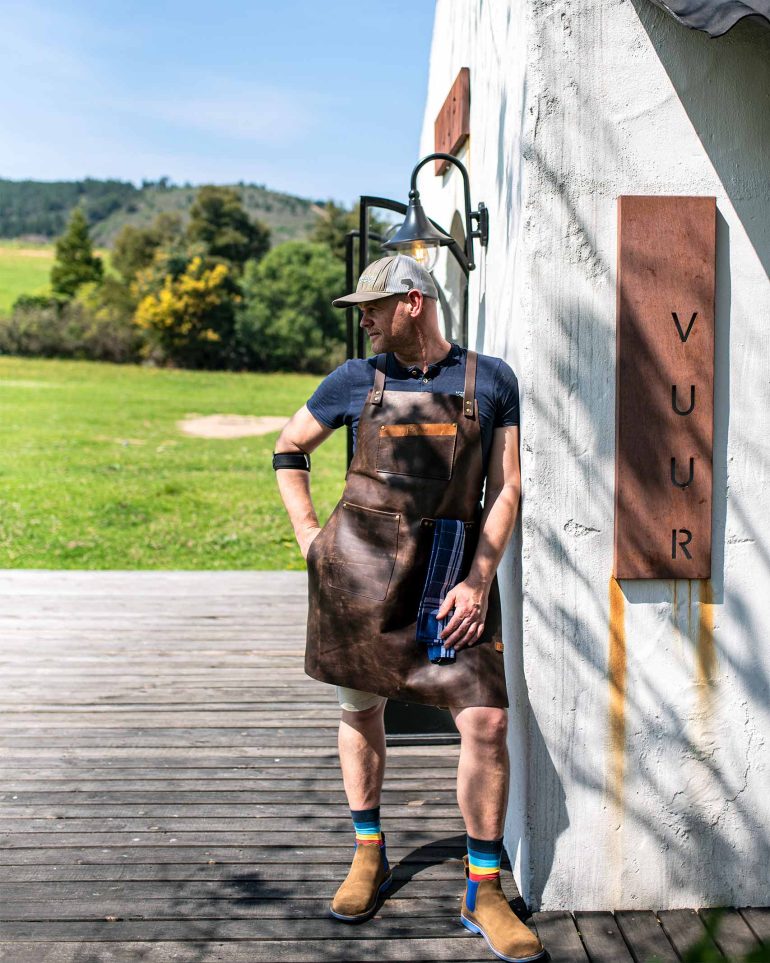 Shaun Scrooby of VUUR Restaurant, Western Cape, South Africa