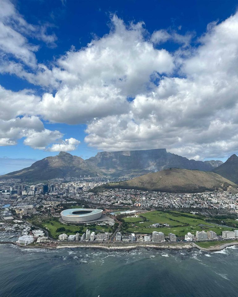 Aerial view of Cape Town, Western Cape, South Africa