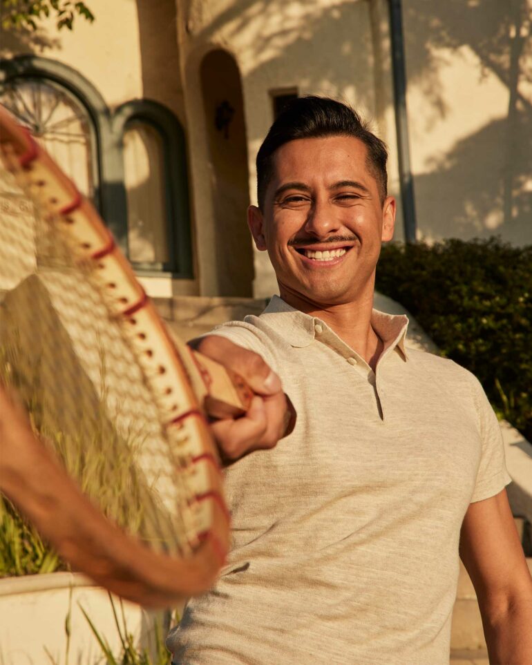 David Padilla is all smiles in Los Angeles, California, USA