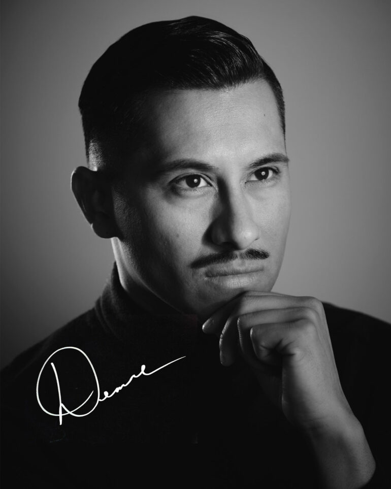 Set photograph of David Padilla in California, USA