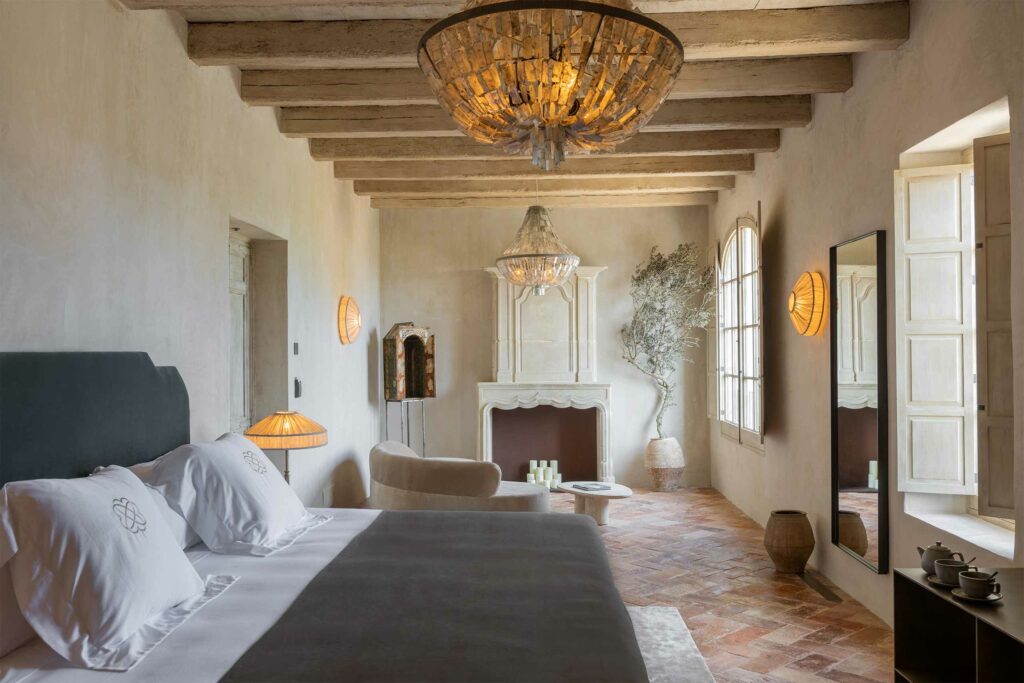 A bedroom at Son Vell, Menorca, Spain. Part of Vestige Collection 