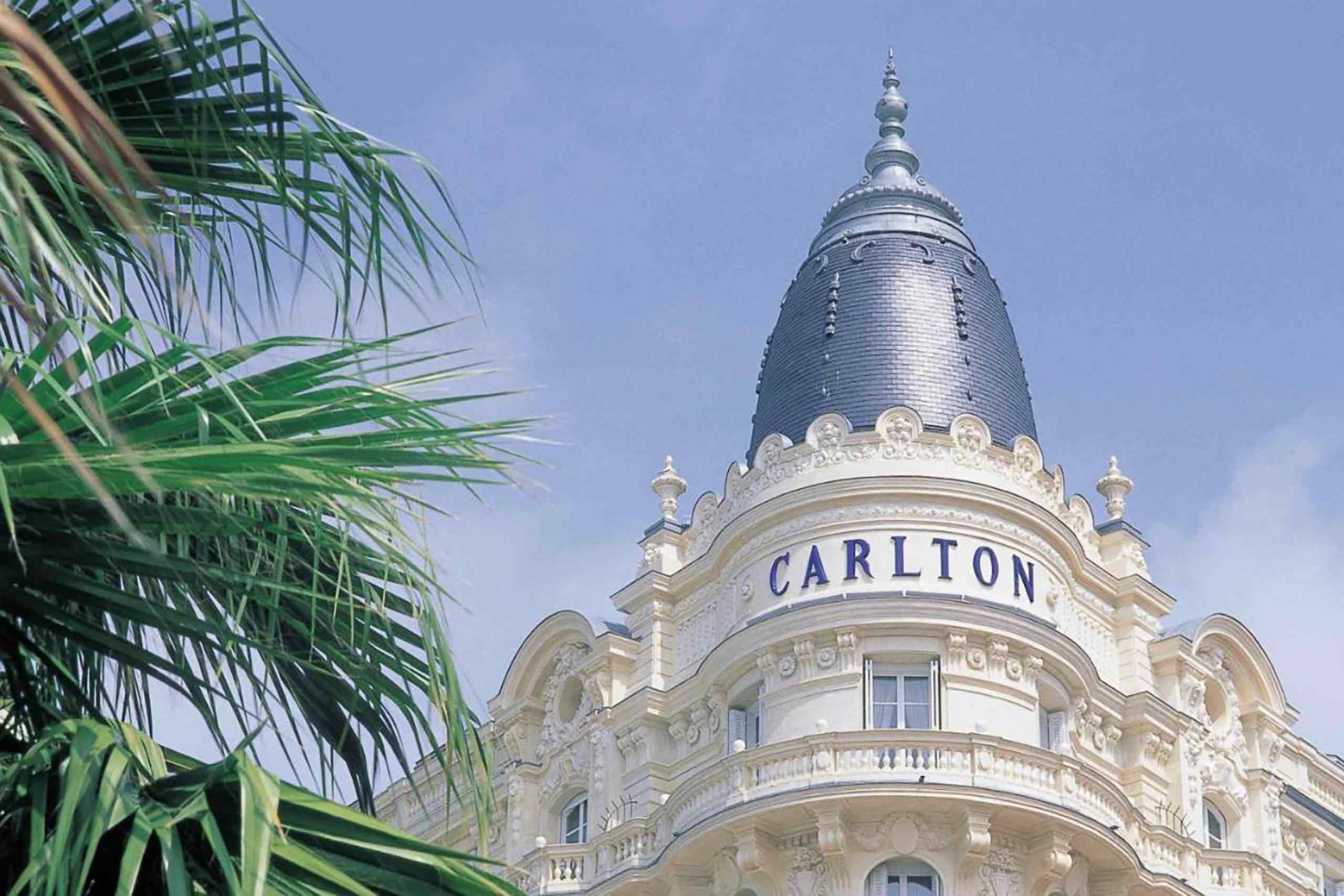 Virtuoso Travel Week: Facade of the Carlton Cannes, a Regent Hotel