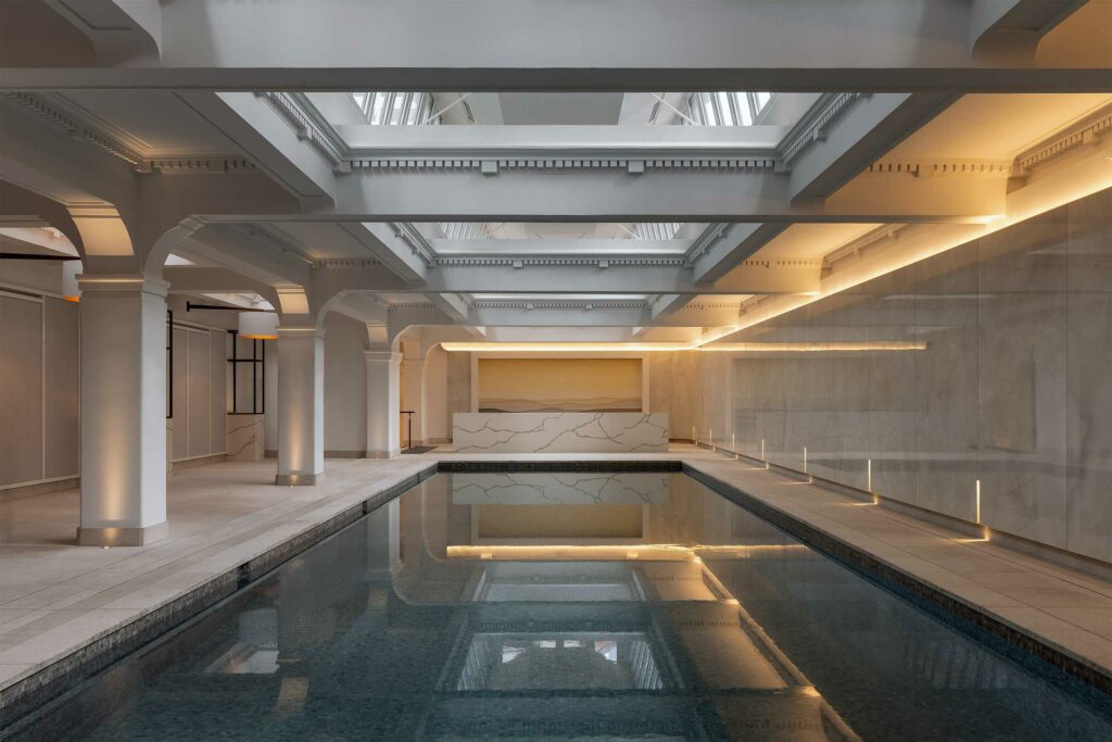 Indoor pool at Capella Sydney, Sydney, Australia