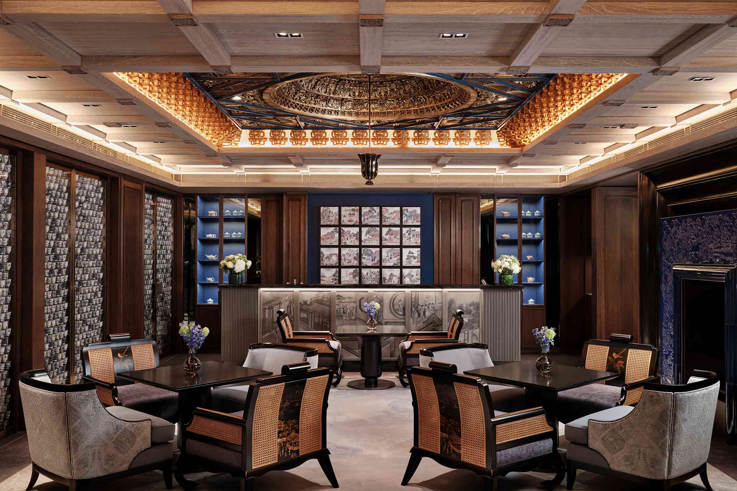Canton Blue restaurant.