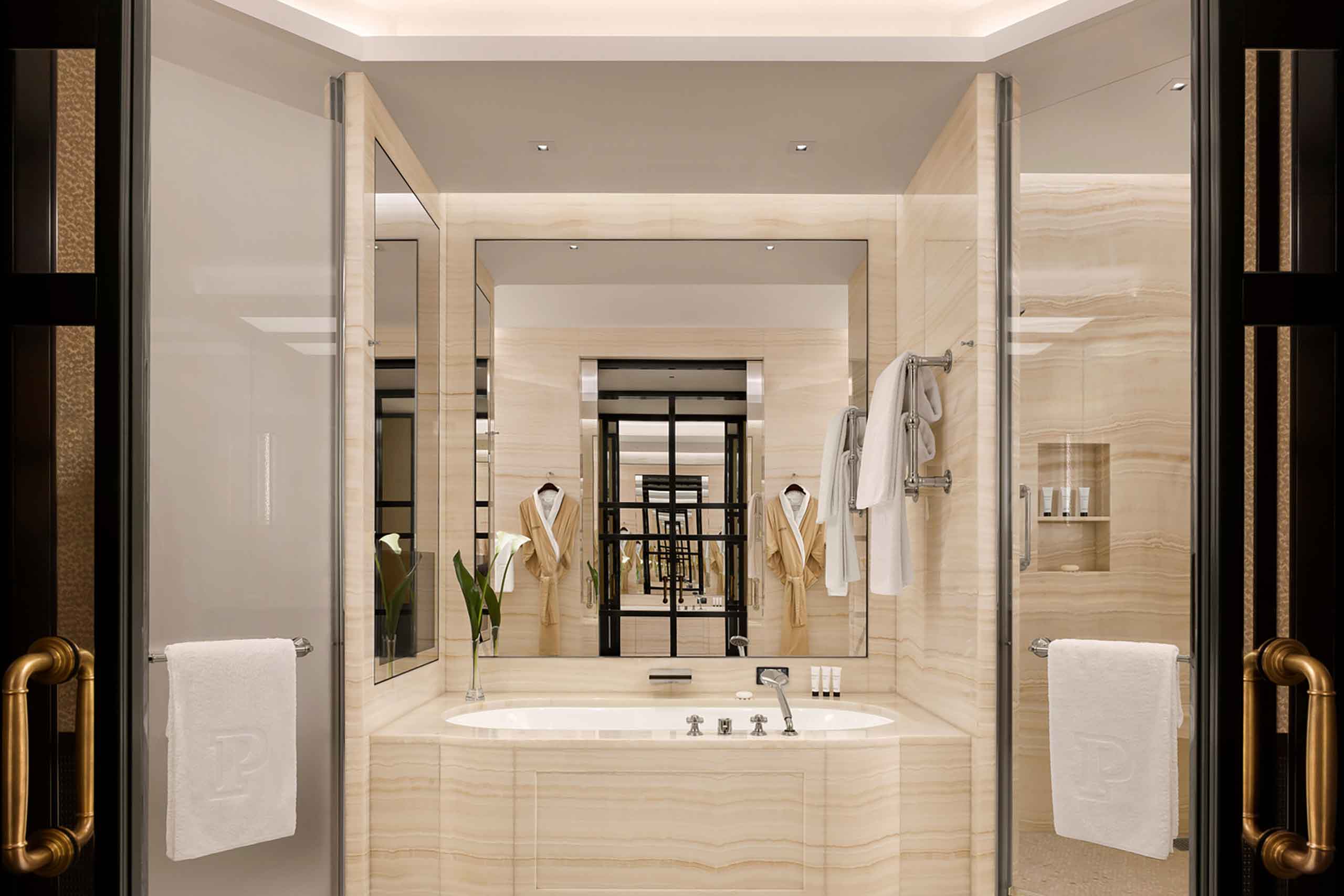 Bathroom at The Peninsula London.