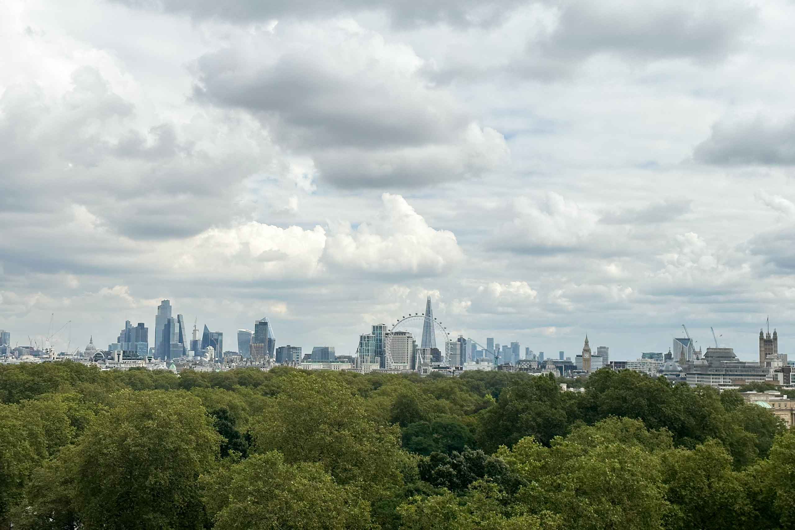 Views from The Peninsula London.
