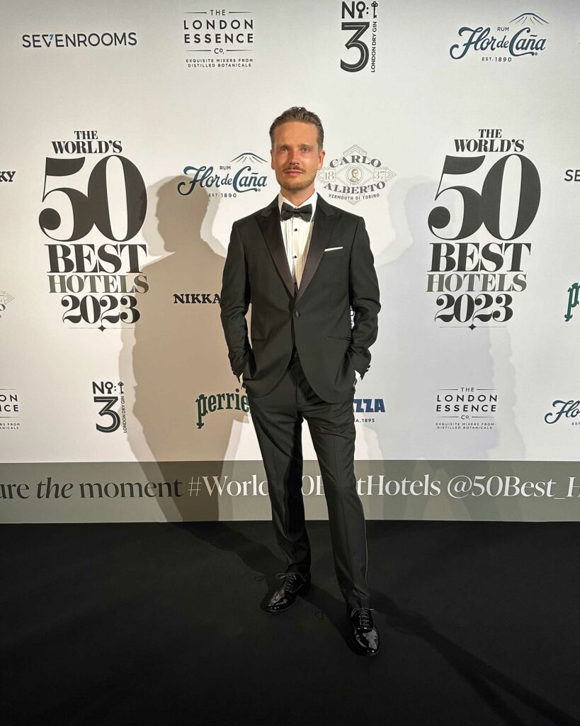 Steffen Michels at The World's 50 Best Hotels Awards 2023 at Guildhall, London
