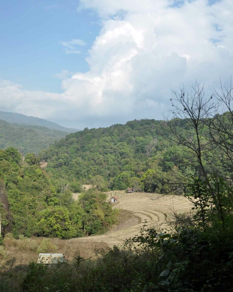 View over a valley outside Chiang Mai, Thailand