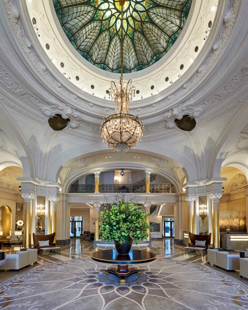 Lobby at the Hôtel de Paris Monte-Carlo, Monaco