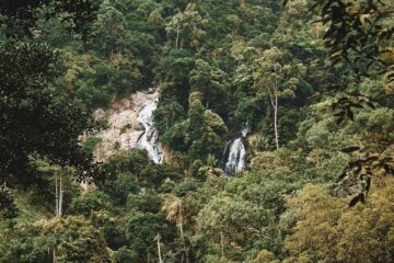 Waterfalls in the rainforest of Koh Samui, Thailand