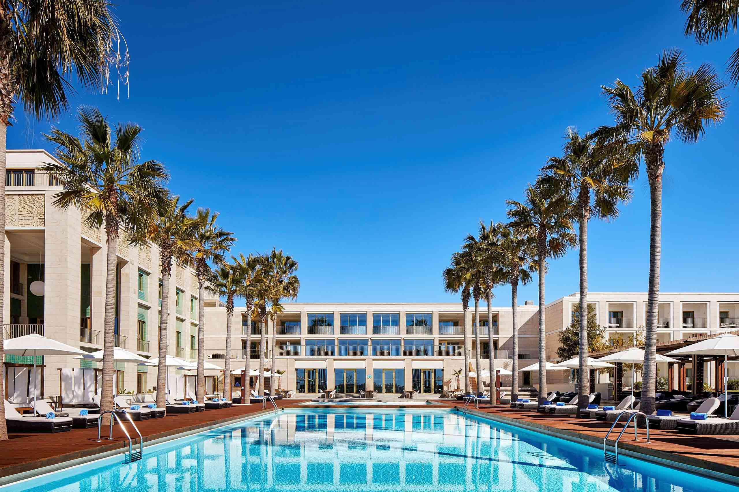 Adults-only pool at the Anantara Vilamoura Algarve Resort, Algarve, Portugal