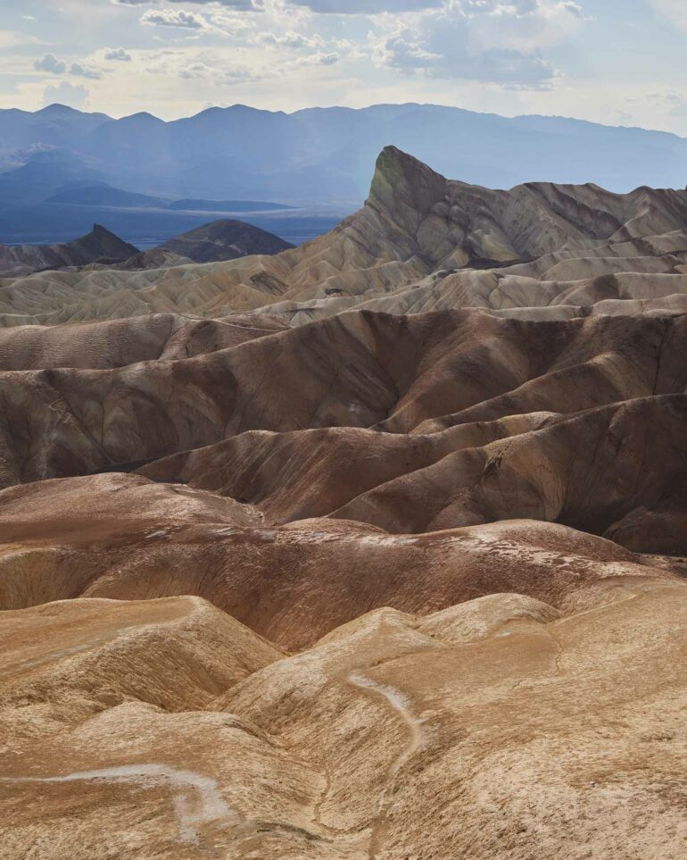 Death Valley landscape in the northern Mojave Desert, California, USA.