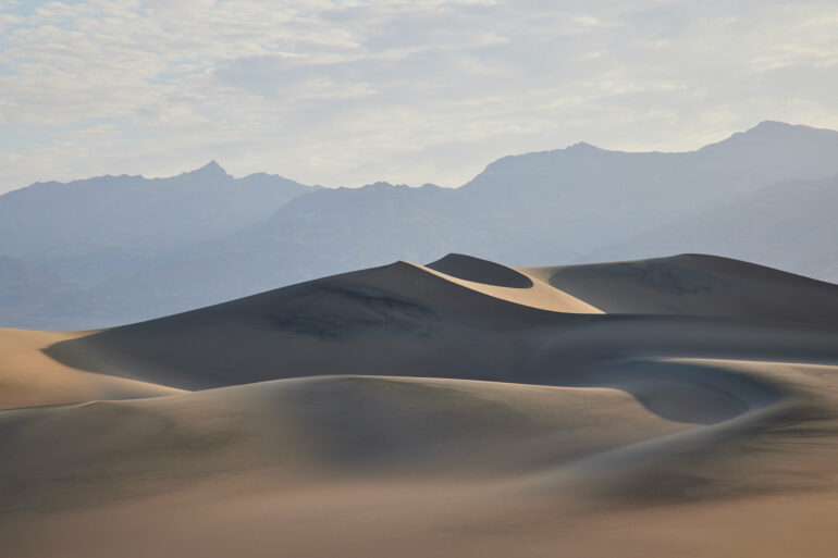 Death Valley landscape in the northern Mojave Desert, California, USA.
