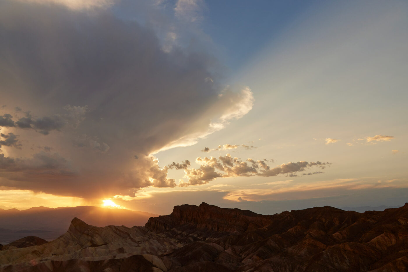 Death Valley landscape in the northern Mojave Desert, California, USA.