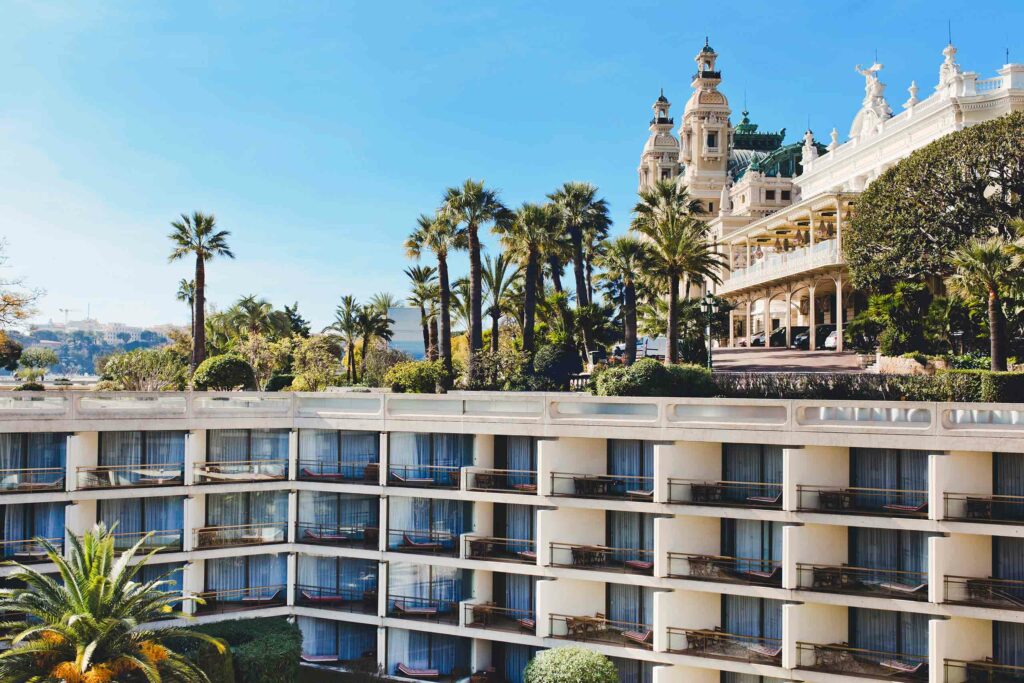 Exterior view of the Fairmont Monte Carlo, Monte Carlo, Monaco