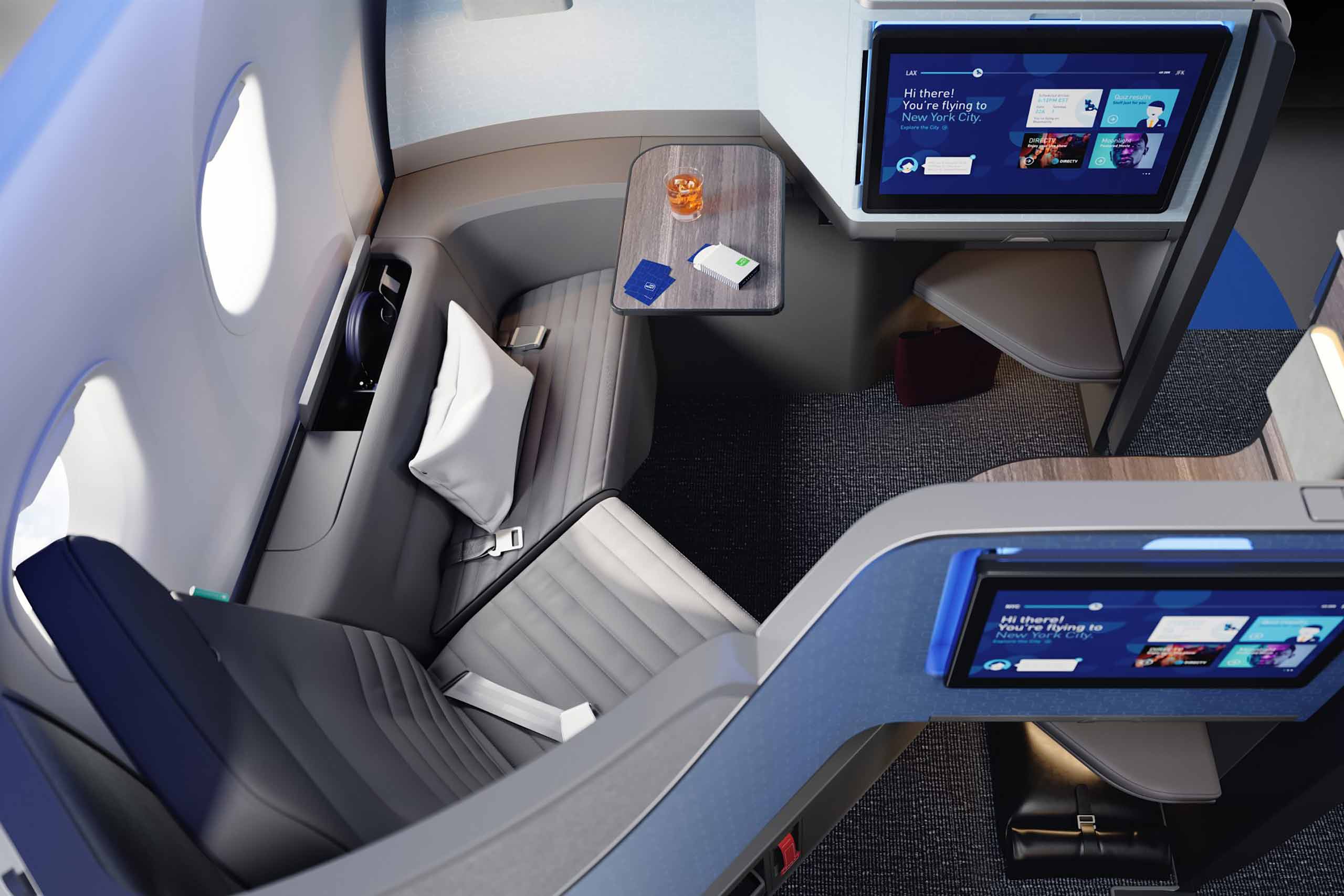 JetBlue Mint Studio premium class cabin