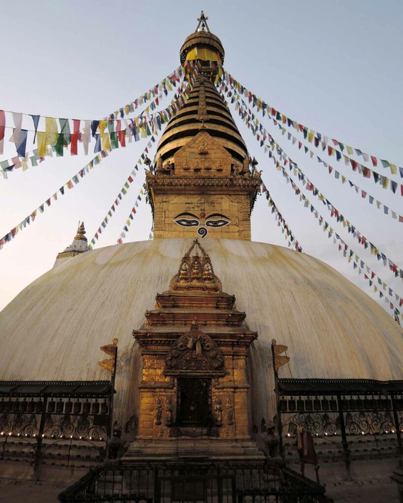A temple in Nepal of the type visitors can see on a luxury tour with Raj Tamang of Responsible Adventures