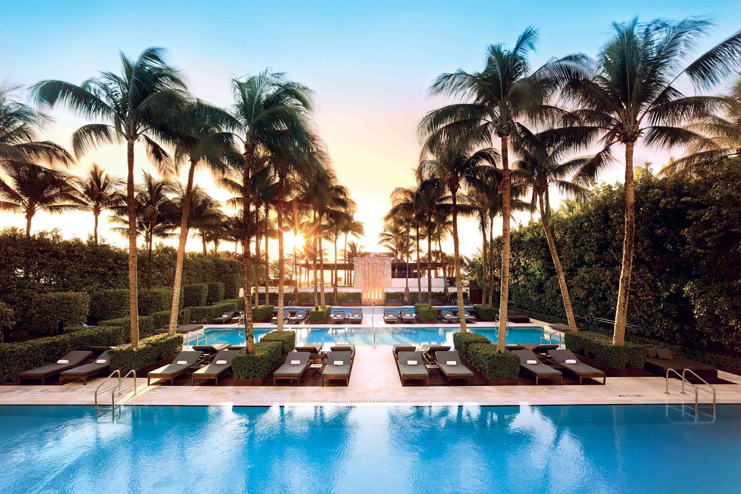 Swimming pools at The Setai Miami Beach