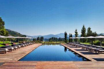 Main pool at the Six Senses Douro Valley, Samodães, Portugal