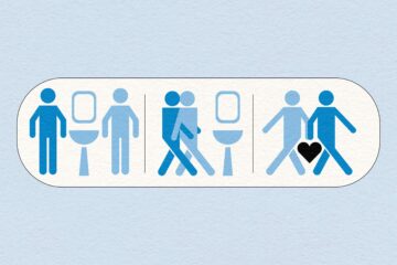 Illustration of passengers on a plane having sex, The Mile High Club