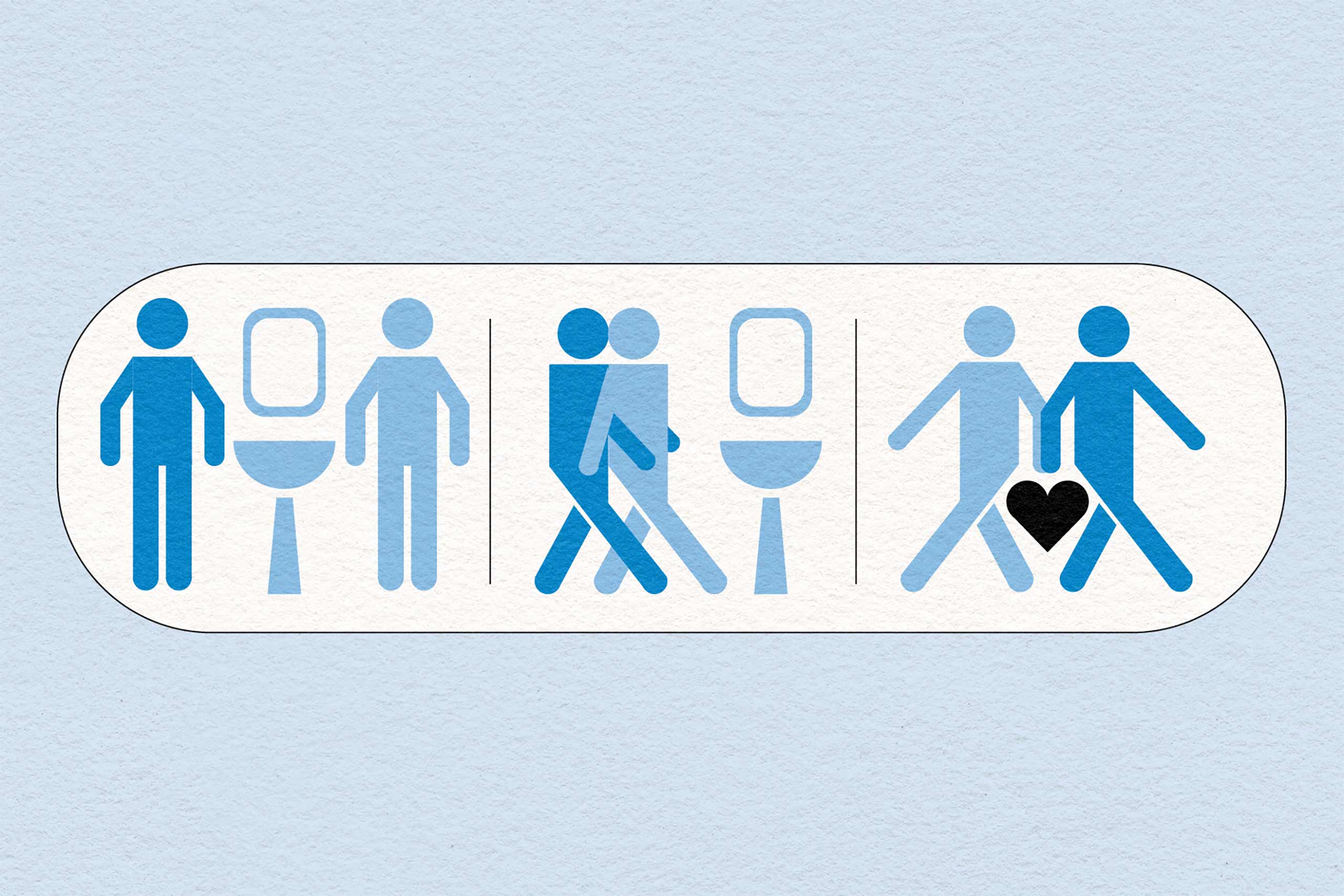 Illustration of passengers on a plane having sex, The Mile High Club