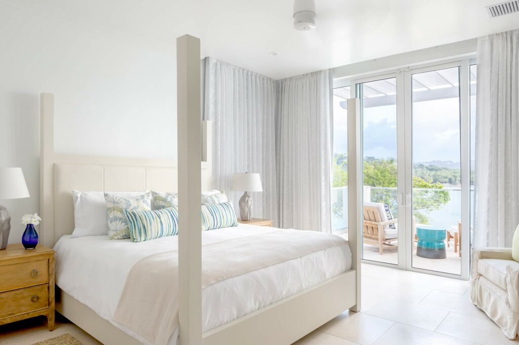 A bedroom at Windjammer Landing Resort and Residences, Gros Islet, Saint Lucia