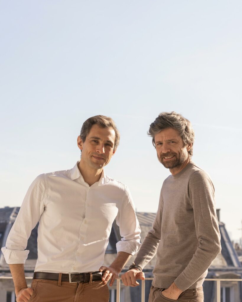 Vincent Farret d'Asties with architect Joseph Dirand