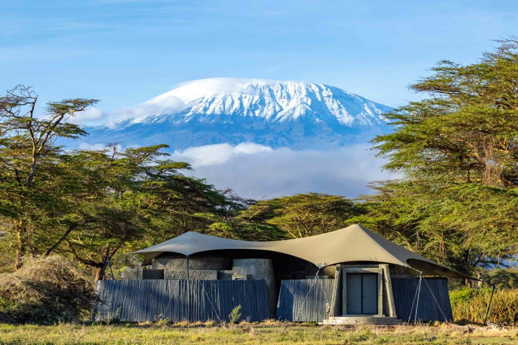 Mount Kilimanjaro on a clear day