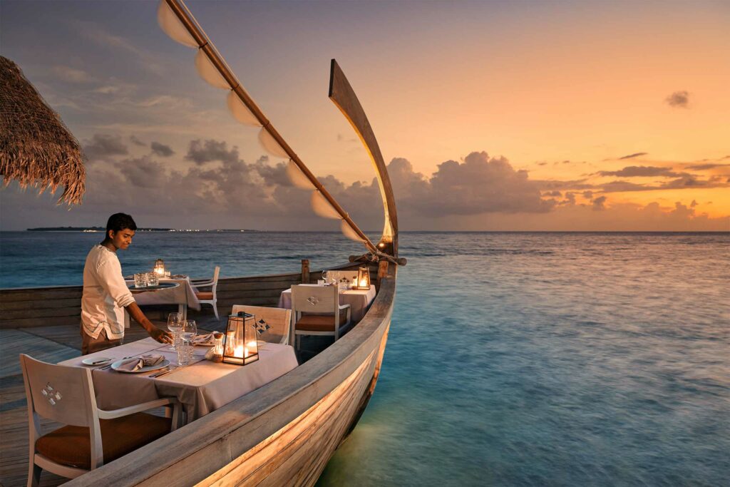 Ba'theli restaurant in the Maldives